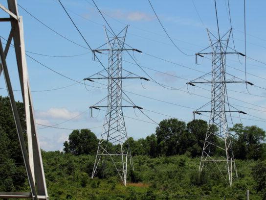 Maryland power lines.